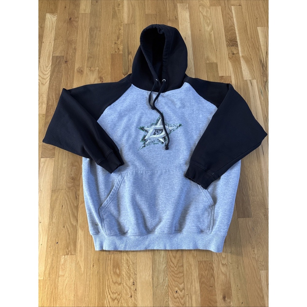 Dallas‎ Stars NHL Fanatics Hoodie 3XL Black Gray Pullover Fleece Sweatshirt